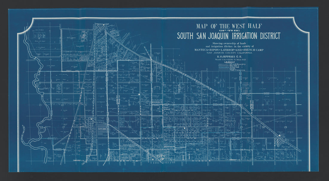 CA Drawer 115, Folder 17, Item 01 from Maps of California--regions San Jacinto-San M 1800 by Relic Map Company