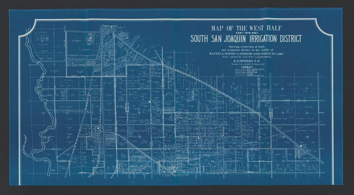 CA Drawer 115, Folder 17, Item 01 from Maps of California--regions San Jacinto-San M 1800 by Relic Map Company