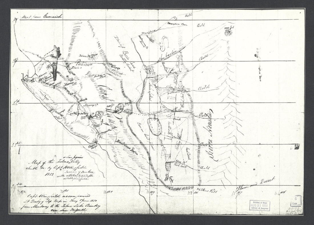 CA Drawer 115, Folder 10, Item 01 from Maps of California--regions San Jacinto-San M 1800 by Relic Map Company