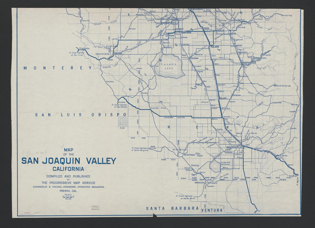 CA Drawer 115, Folder 19, Item 01 from Maps of California--regions San Jacinto-San M 1800 by Relic Map Company