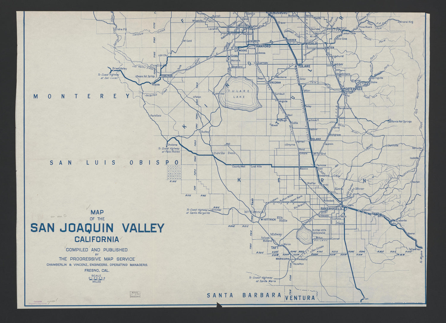 CA Drawer 115, Folder 19, Item 01 from Maps of California--regions San Jacinto-San M 1800 by Relic Map Company
