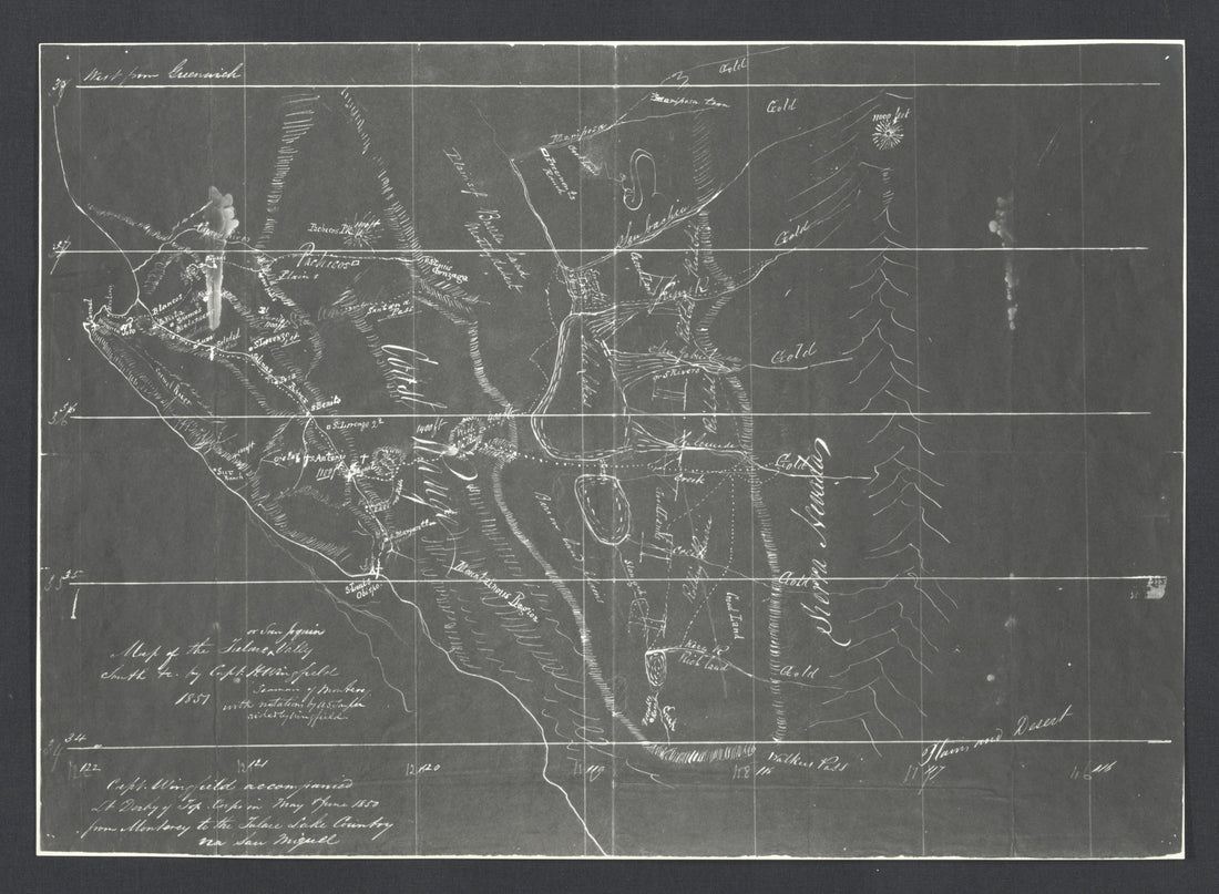 CA Drawer 115, Folder 10, Item 02 from Maps of California--regions San Jacinto-San M 1800 by Relic Map Company