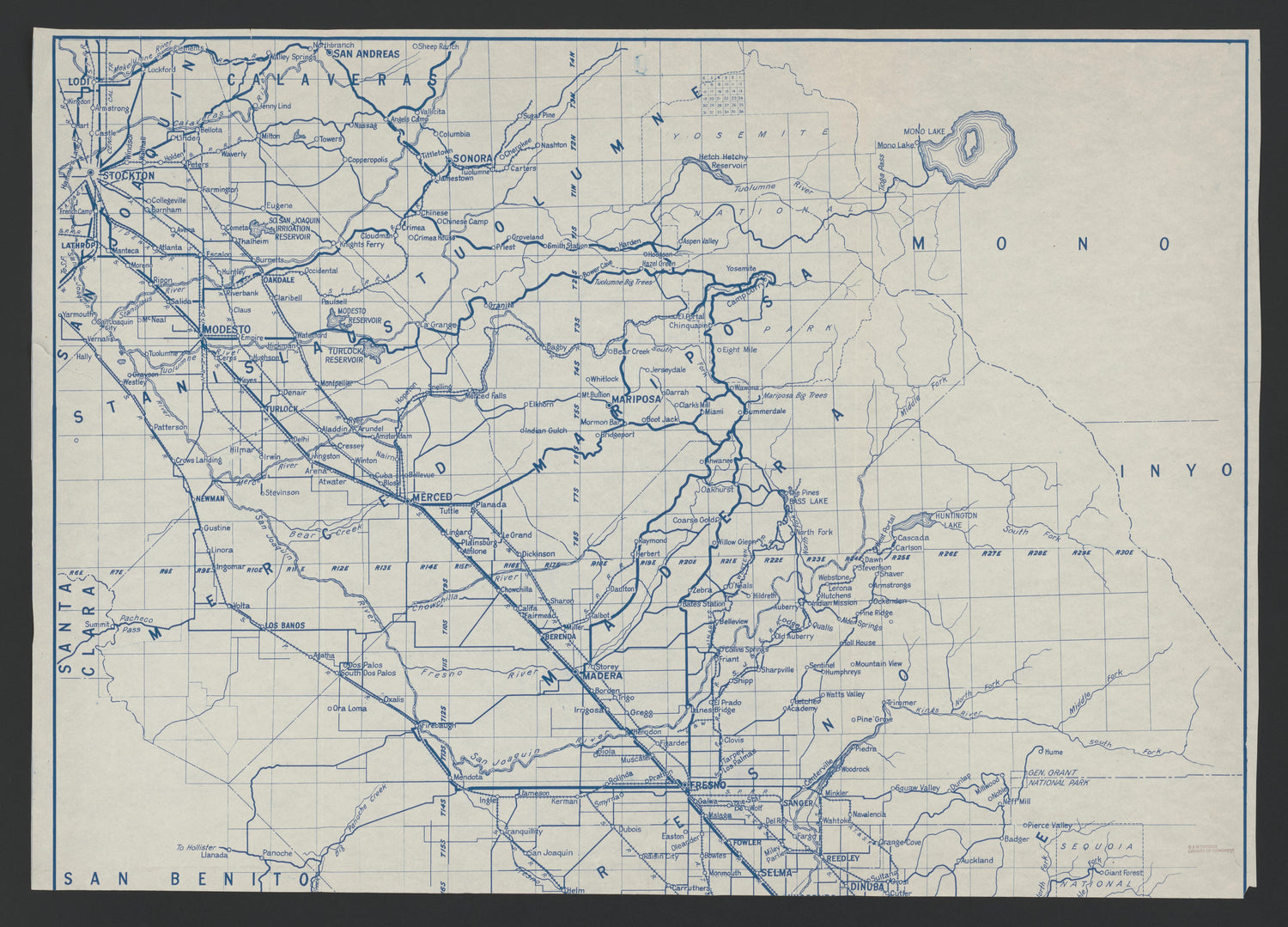 CA Drawer 115, Folder 19, Item 02 from Maps of California--regions San Jacinto-San M 1800 by Relic Map Company