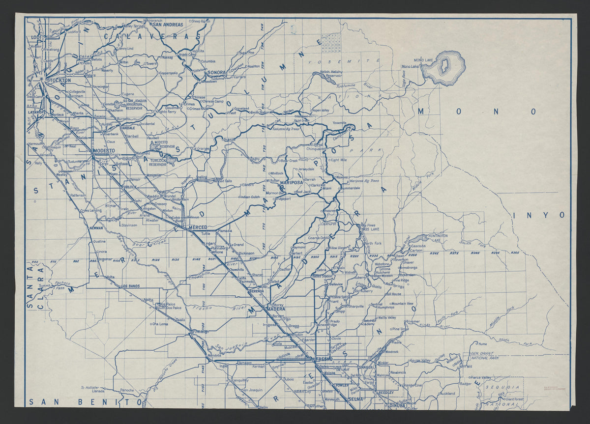 CA Drawer 115, Folder 19, Item 02 from Maps of California--regions San Jacinto-San M 1800 by Relic Map Company