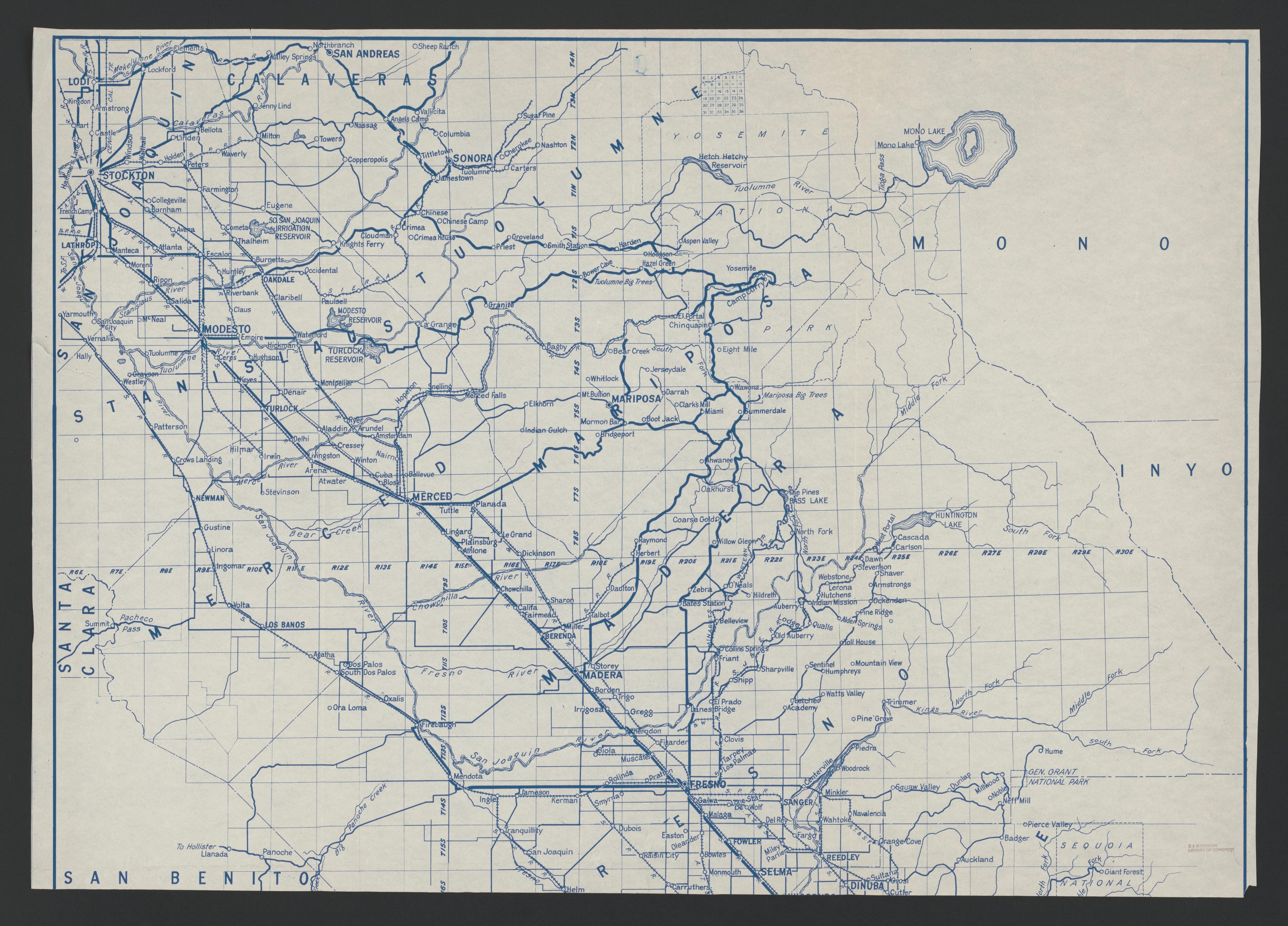 CA Drawer 115, Folder 19, Item 02 from Maps of California--regions San Jacinto-San M 1800 by Relic Map Company