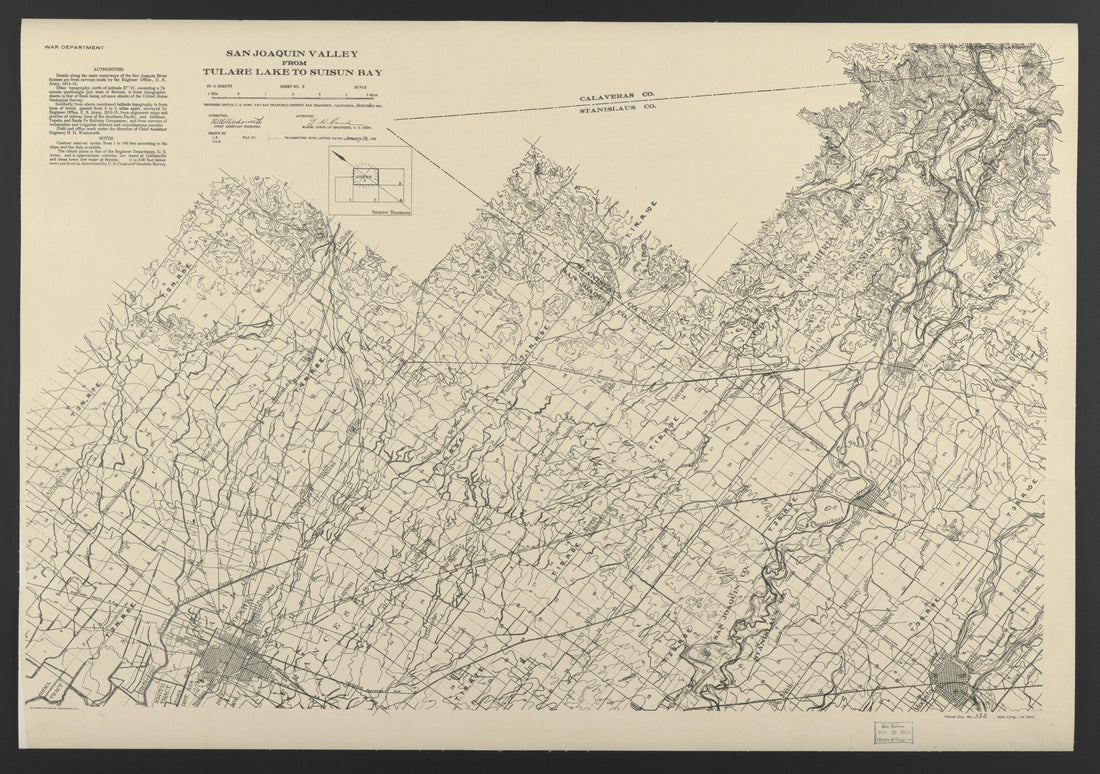 CA Drawer 115, Folder 15, Item 04 from Maps of California--regions San Jacinto-San M 1800 by Relic Map Company