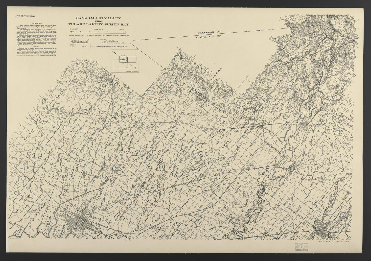 CA Drawer 115, Folder 15, Item 04 from Maps of California--regions San Jacinto-San M 1800 by Relic Map Company