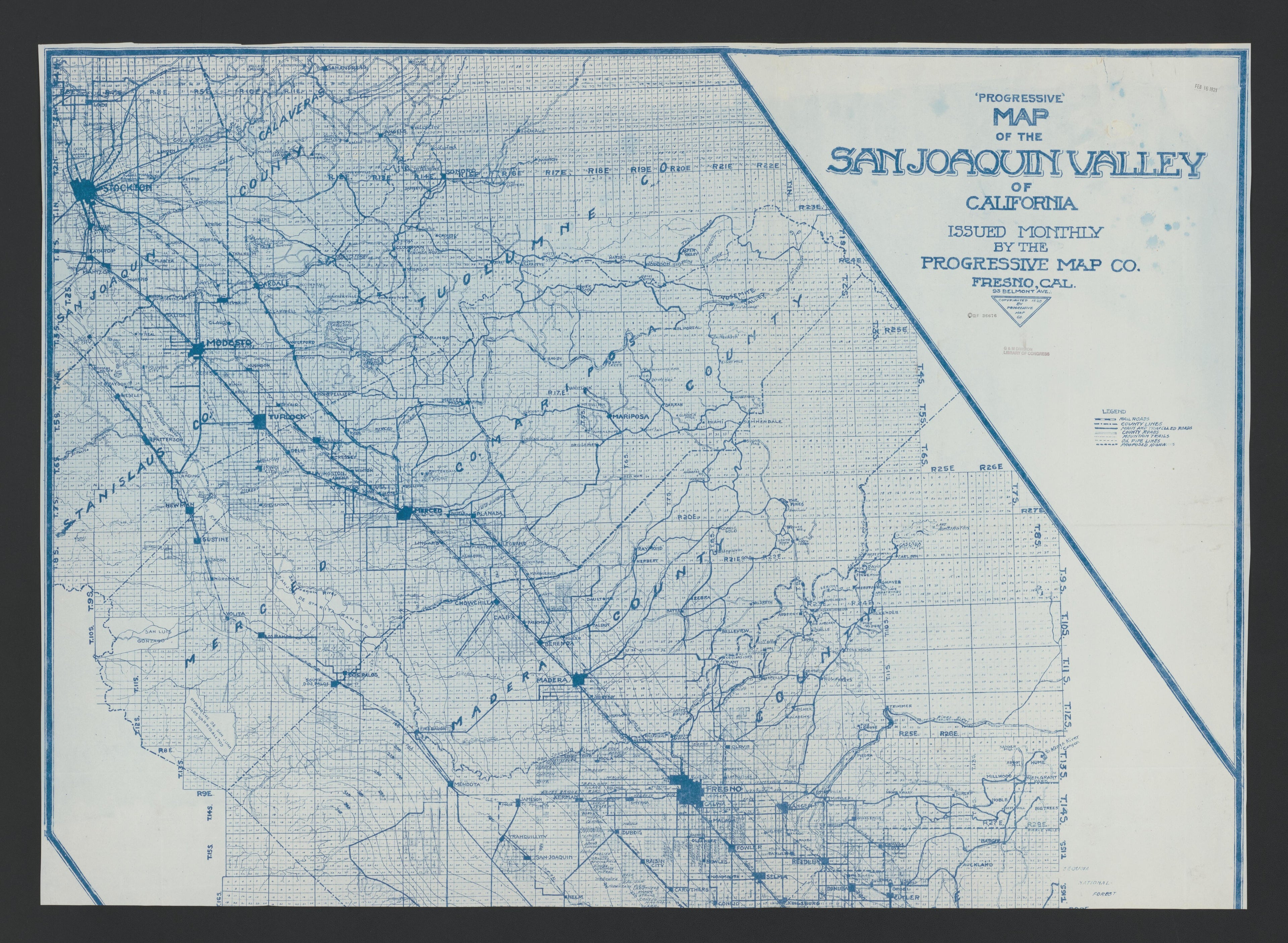 CA Drawer 115, Folder 16, Item 02 from Maps of California--regions San Jacinto-San M 1800 by Relic Map Company