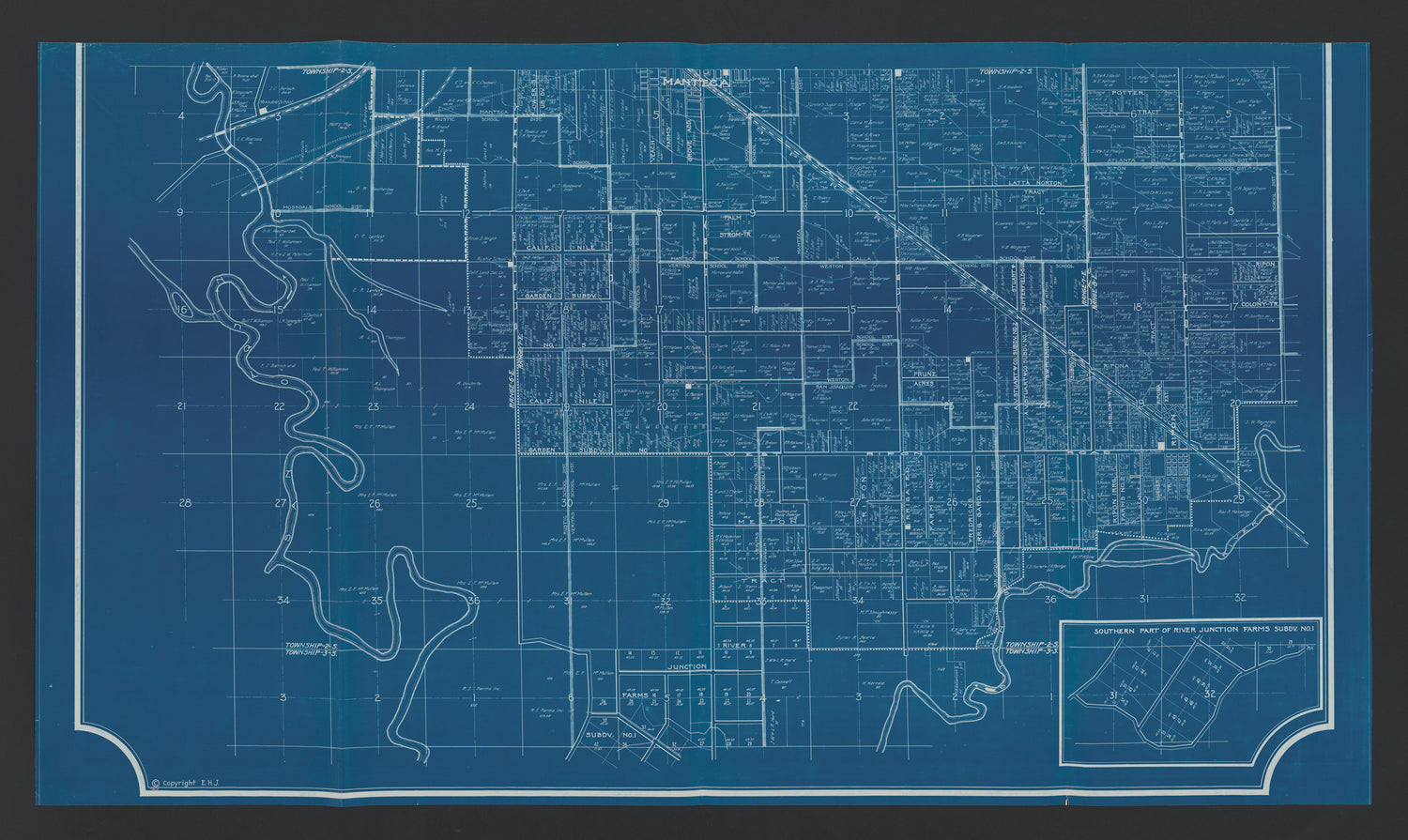 CA Drawer 115, Folder 17, Item 02 from Maps of California--regions San Jacinto-San M 1800 by Relic Map Company