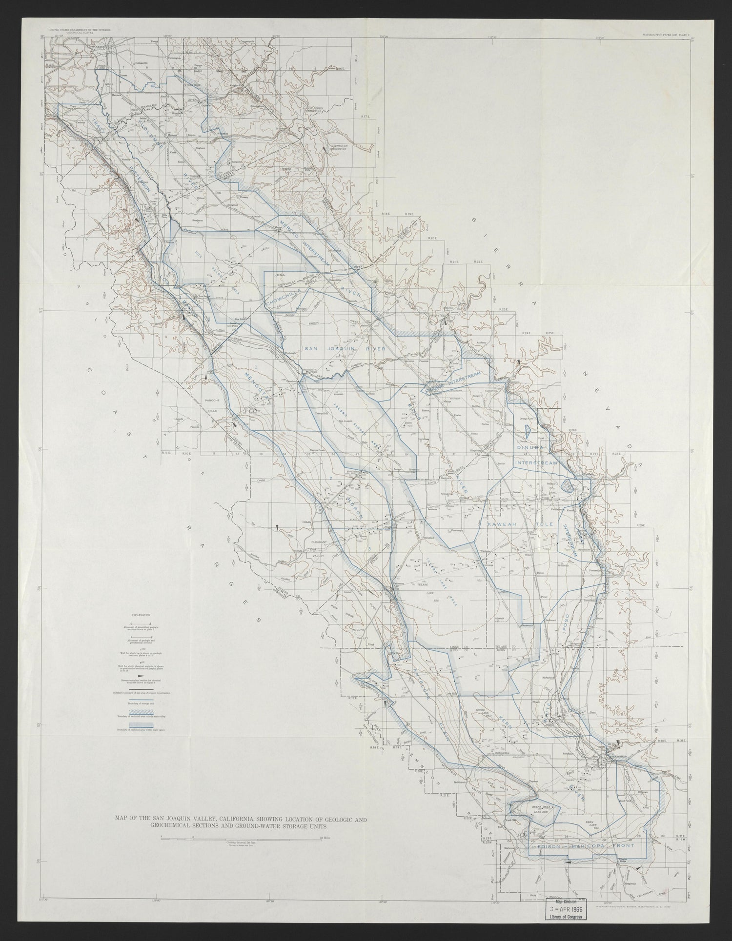 CA Drawer 115, Folder 30, Item 01 from Maps of California--regions San Jacinto-San M 1800 by Relic Map Company