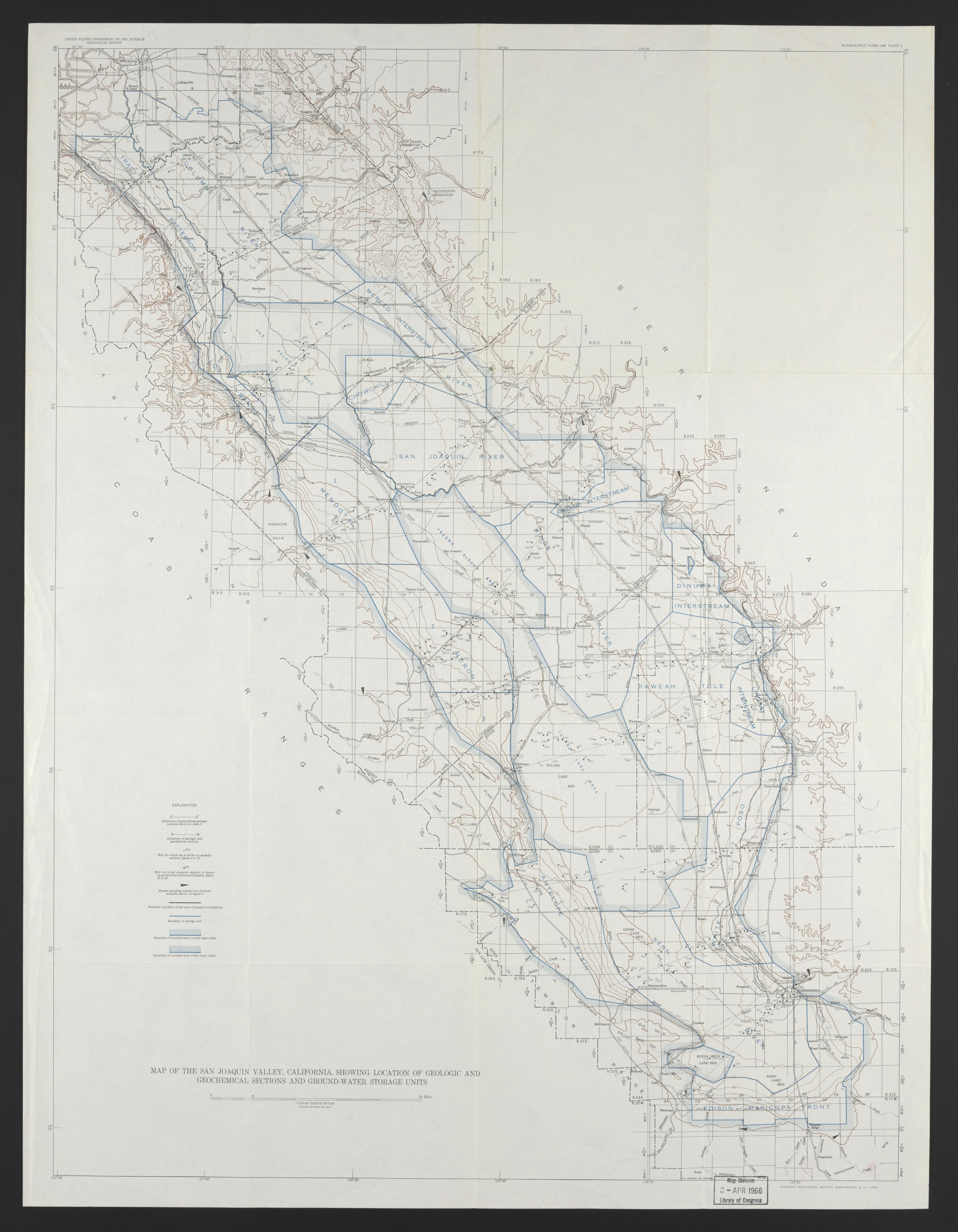 CA Drawer 115, Folder 30, Item 01 from Maps of California--regions San Jacinto-San M 1800 by Relic Map Company