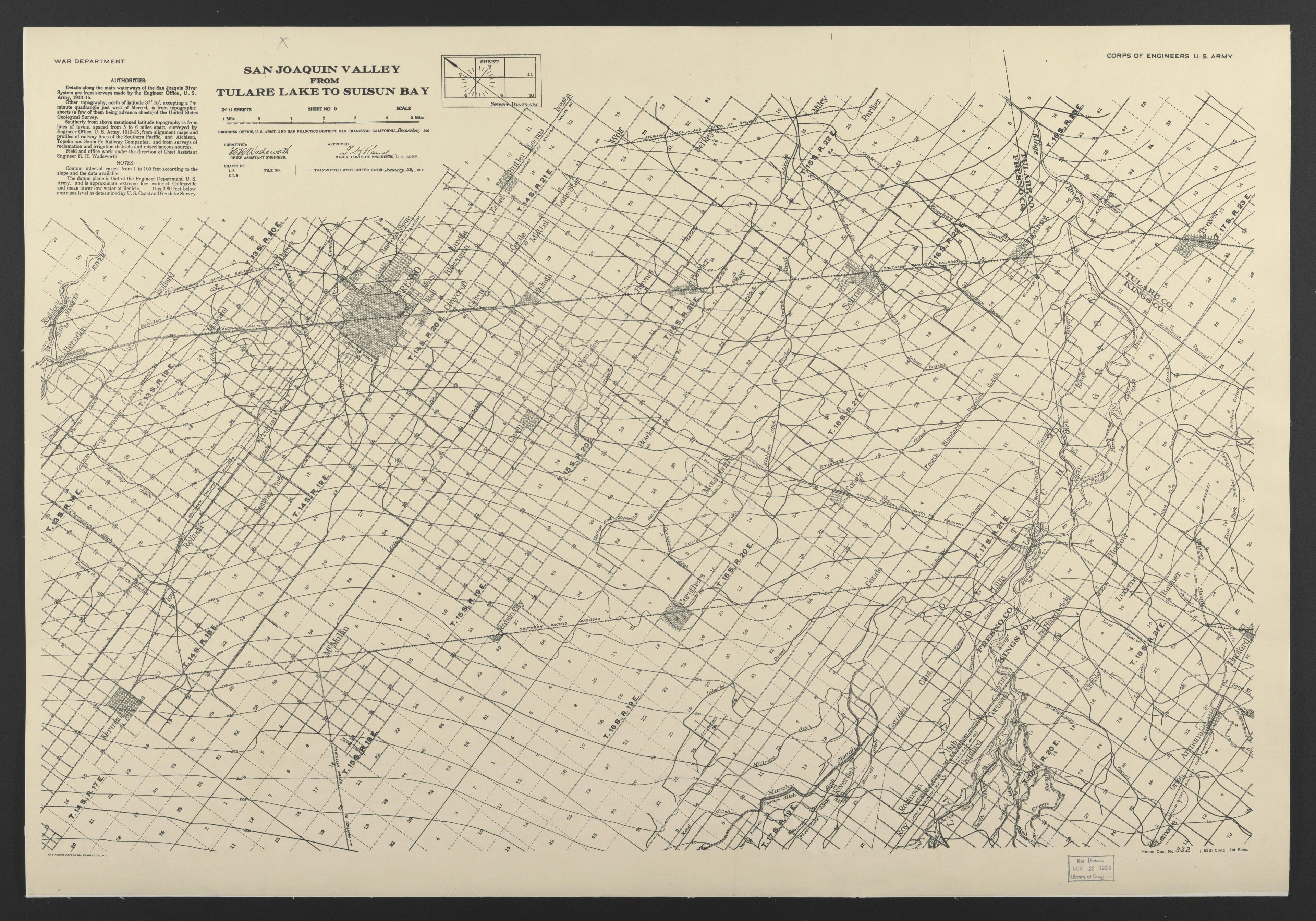 CA Drawer 115, Folder 15, Item 10 from Maps of California--regions San Jacinto-San M 1800 by Relic Map Company