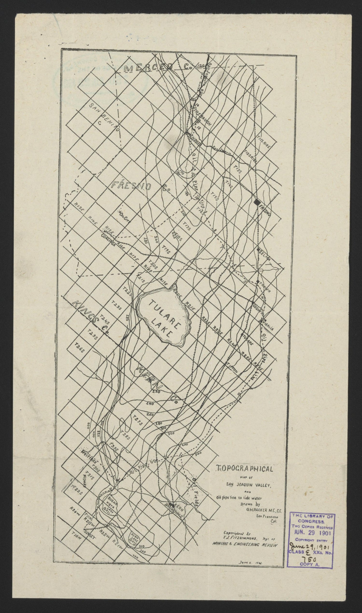CA Drawer 115, Folder 14, Item 02 from Maps of California--regions San Jacinto-San M 1800 by Relic Map Company