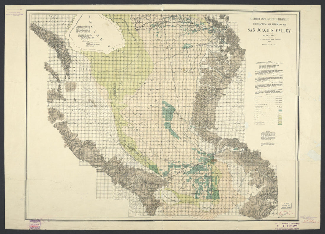 CA Drawer 115, Folder 12, Item 01 from Maps of California--regions San Jacinto-San M 1800 by Relic Map Company
