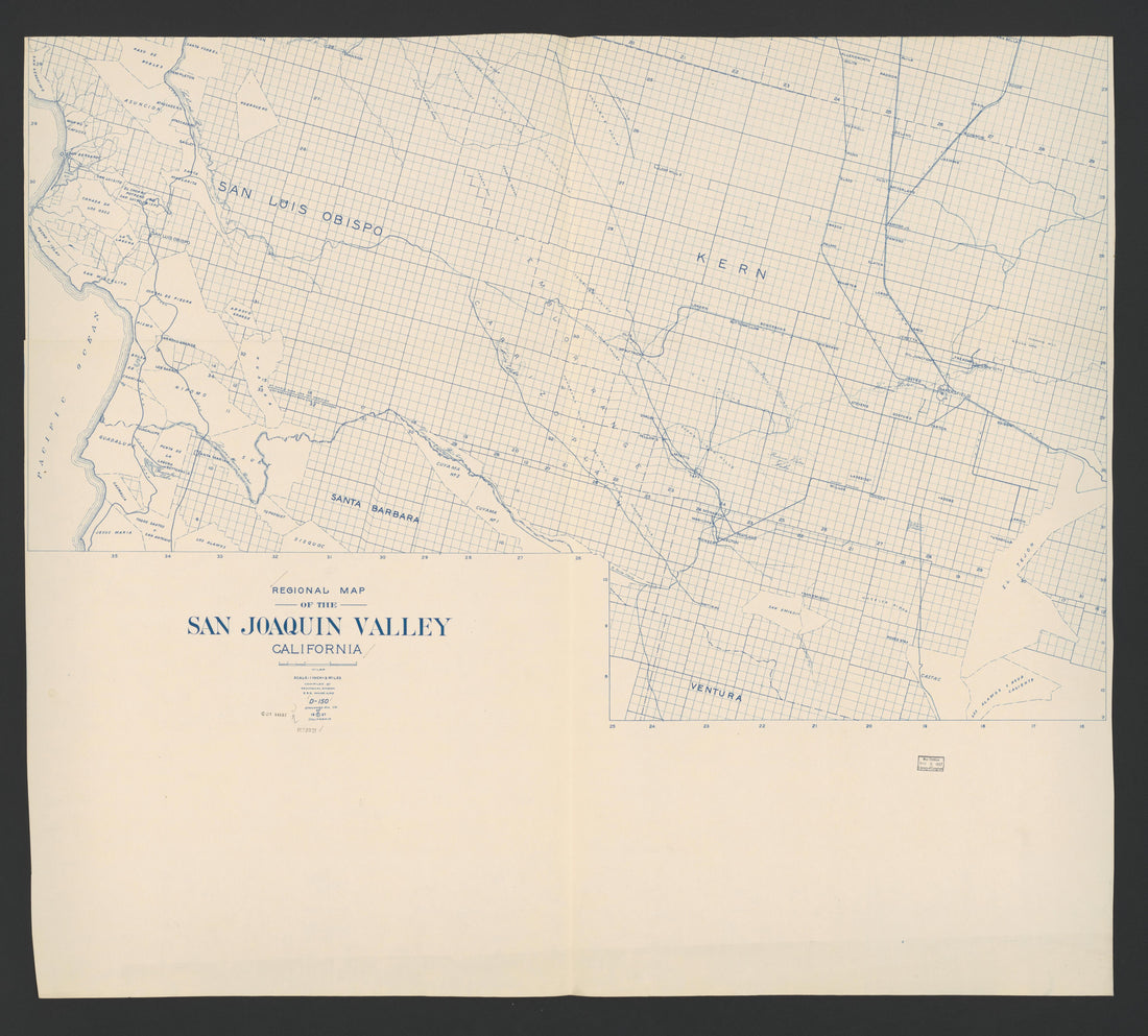 CA Drawer 115, Folder 20, Item 03 from Maps of California--regions San Jacinto-San M 1800 by Relic Map Company