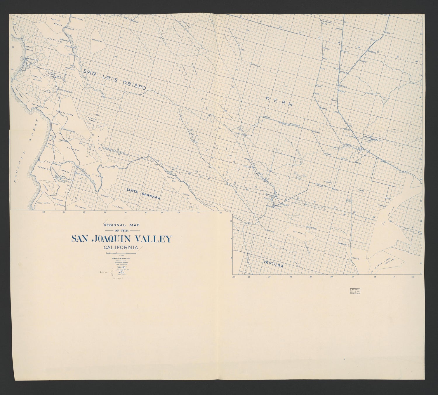 CA Drawer 115, Folder 20, Item 03 from Maps of California--regions San Jacinto-San M 1800 by Relic Map Company