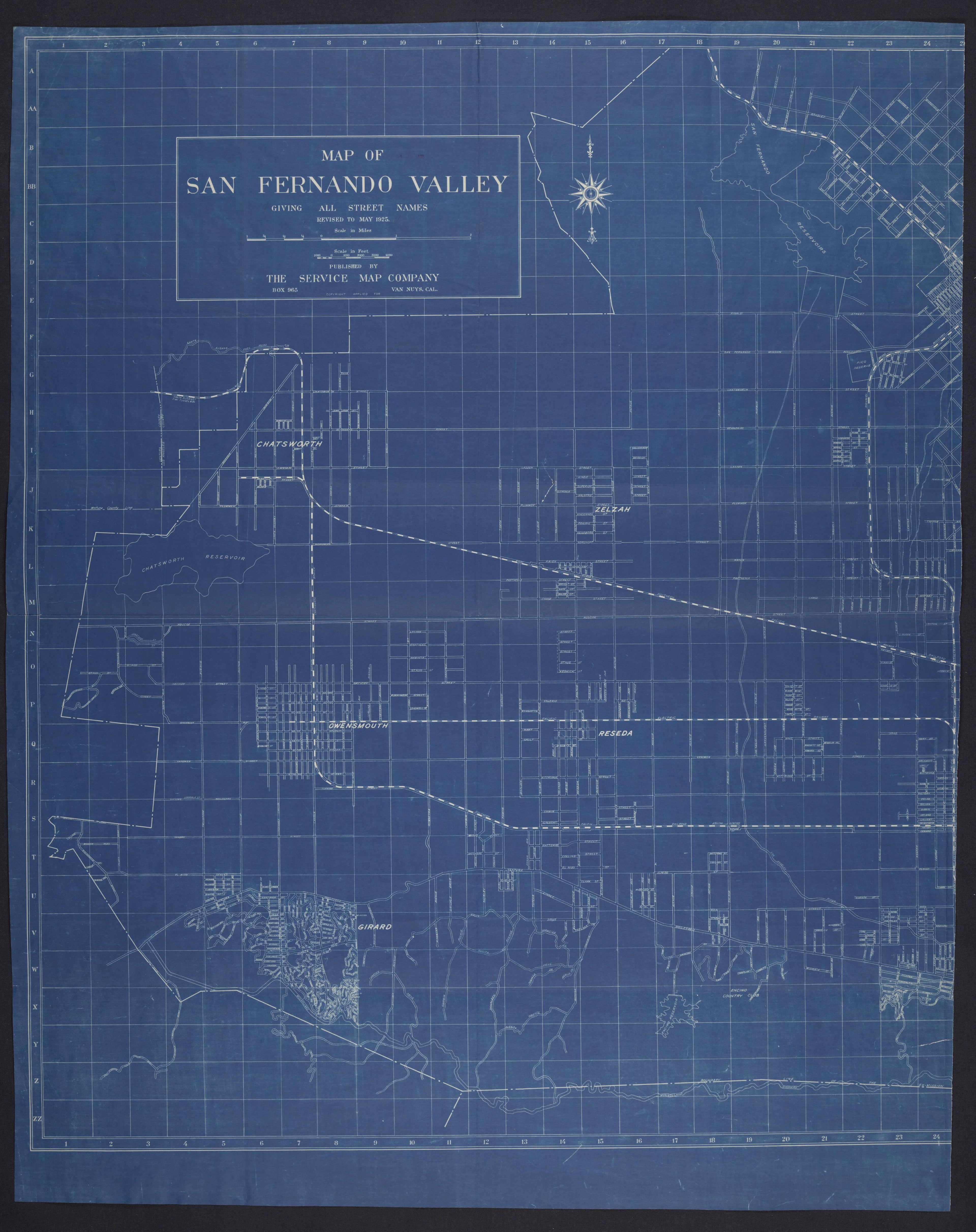 CA Drawer 108, Folder 13, Item 02 from Maps of California--regions Sand-San Fernando Valley 1850-1940 1800 by Relic Map Company