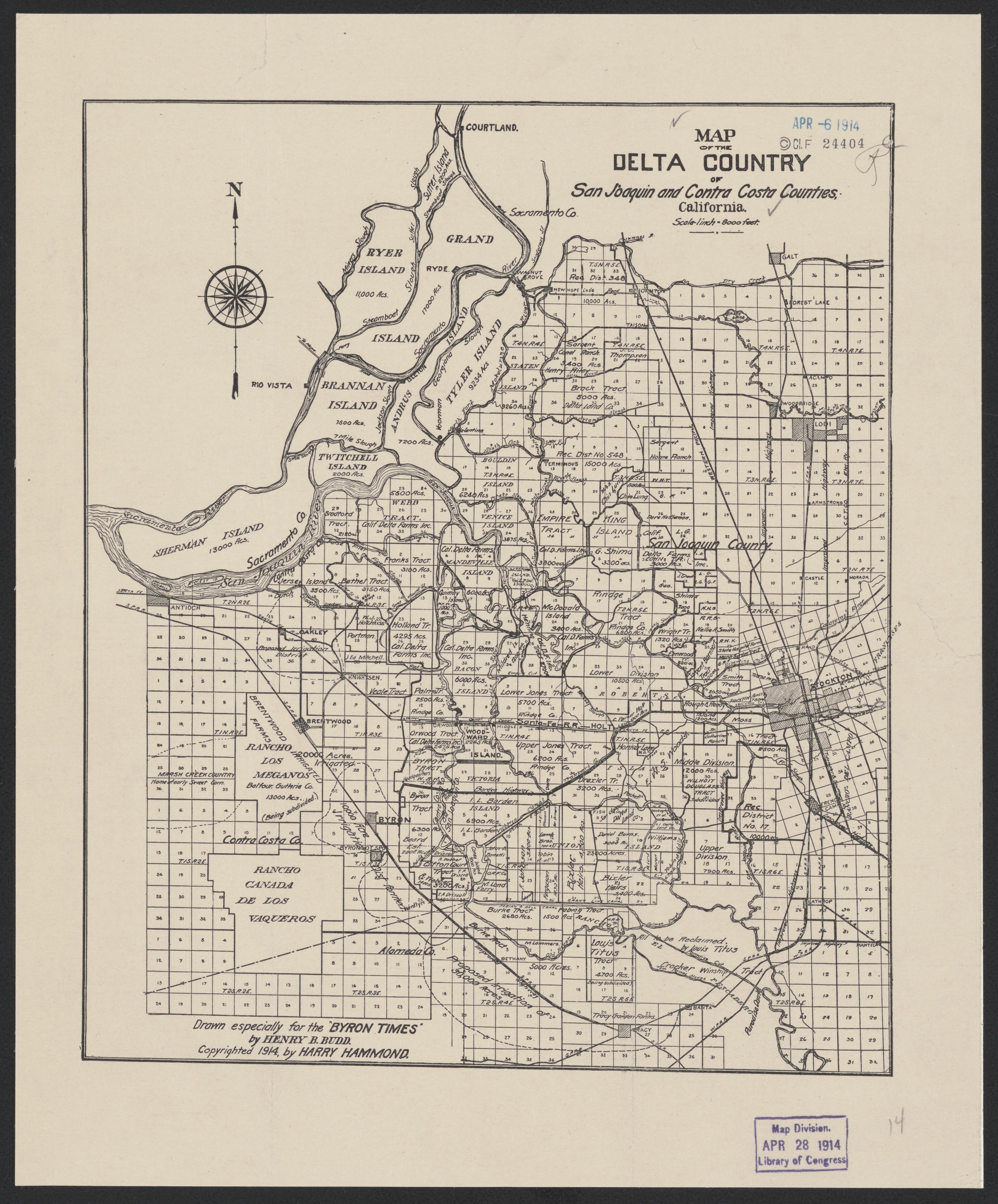 This old map of California, San Joaquin County,  was created by  in 1850