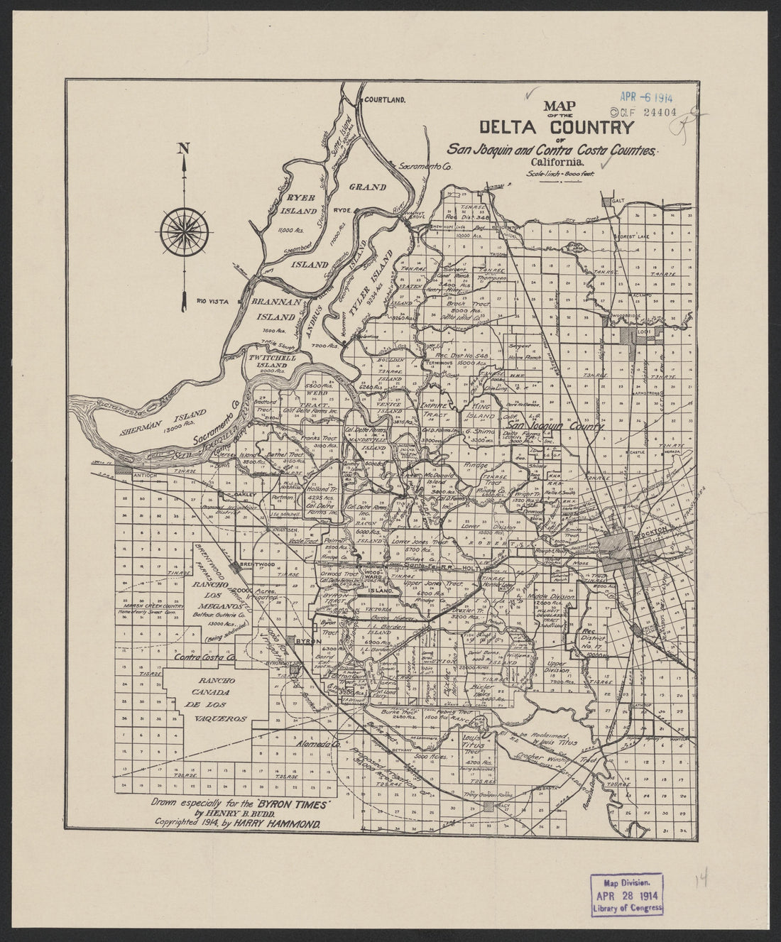 This old map of California, San Joaquin County,  was created by  in 1850