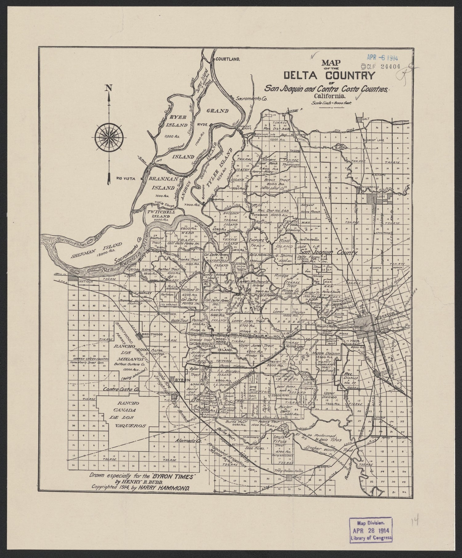 This old map of California, San Joaquin County,  was created by  in 1850