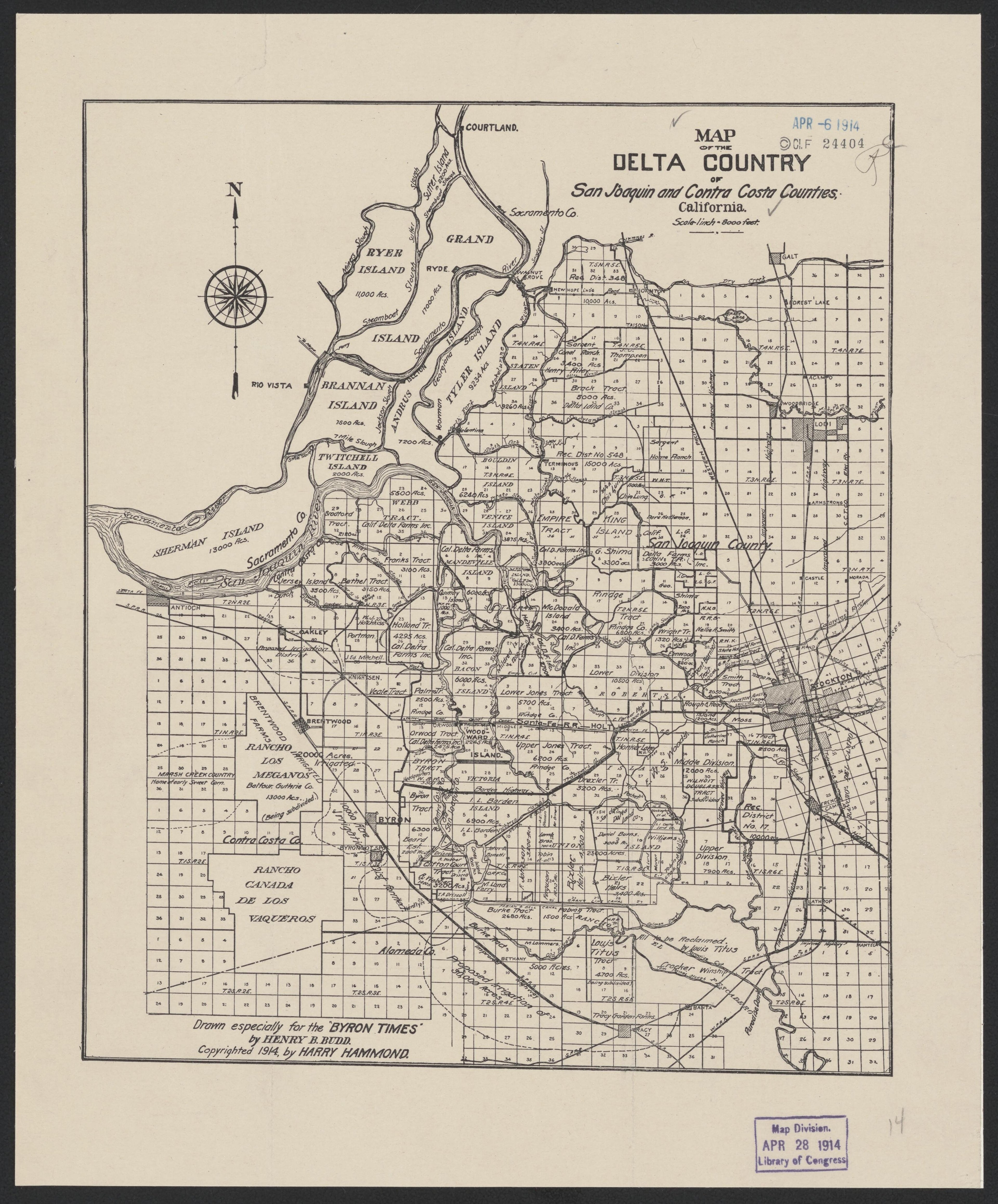 This old map of California, San Joaquin County,  was created by  in 1850