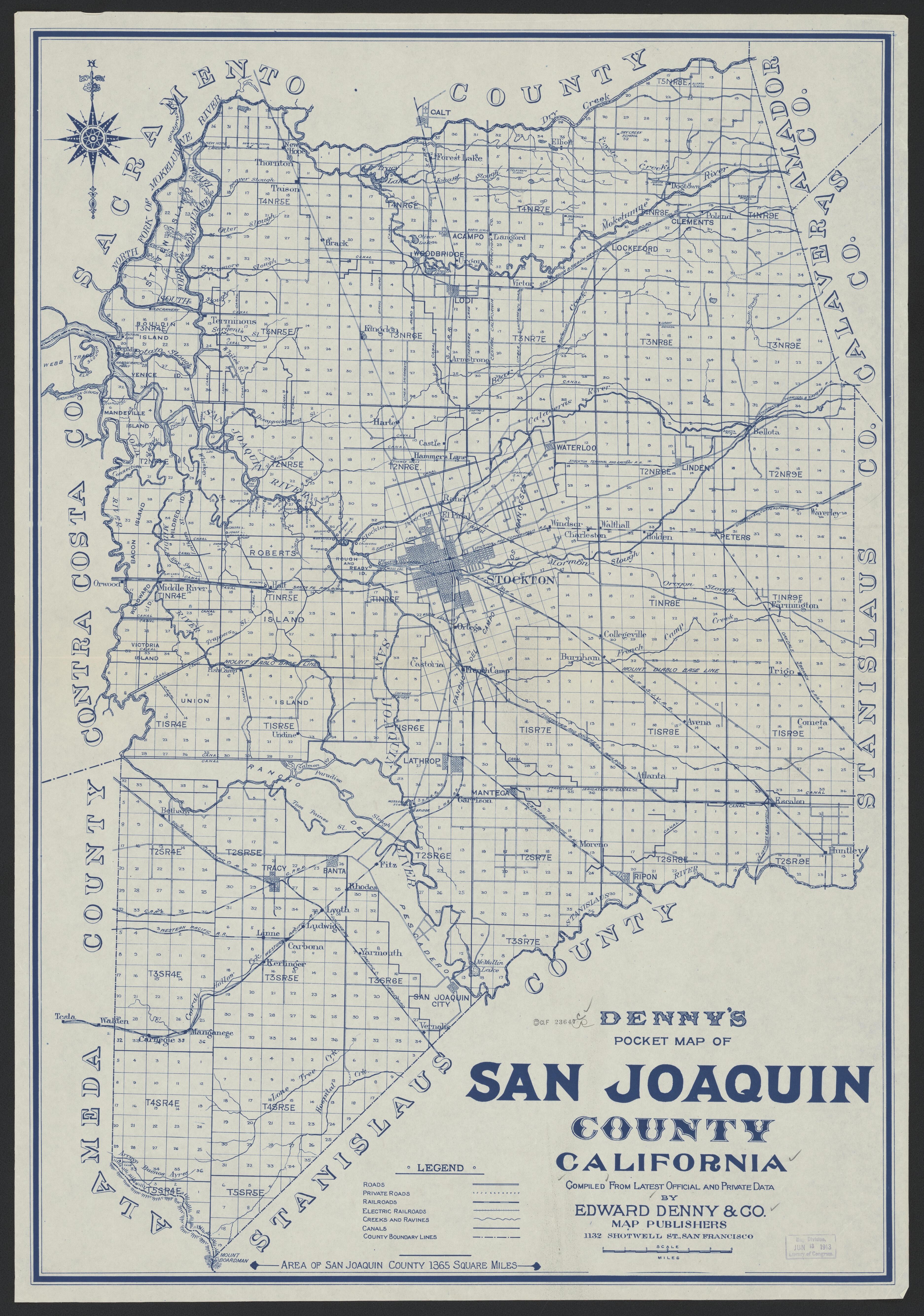 This old map of California, San Joaquin County,  was created by  in 1850