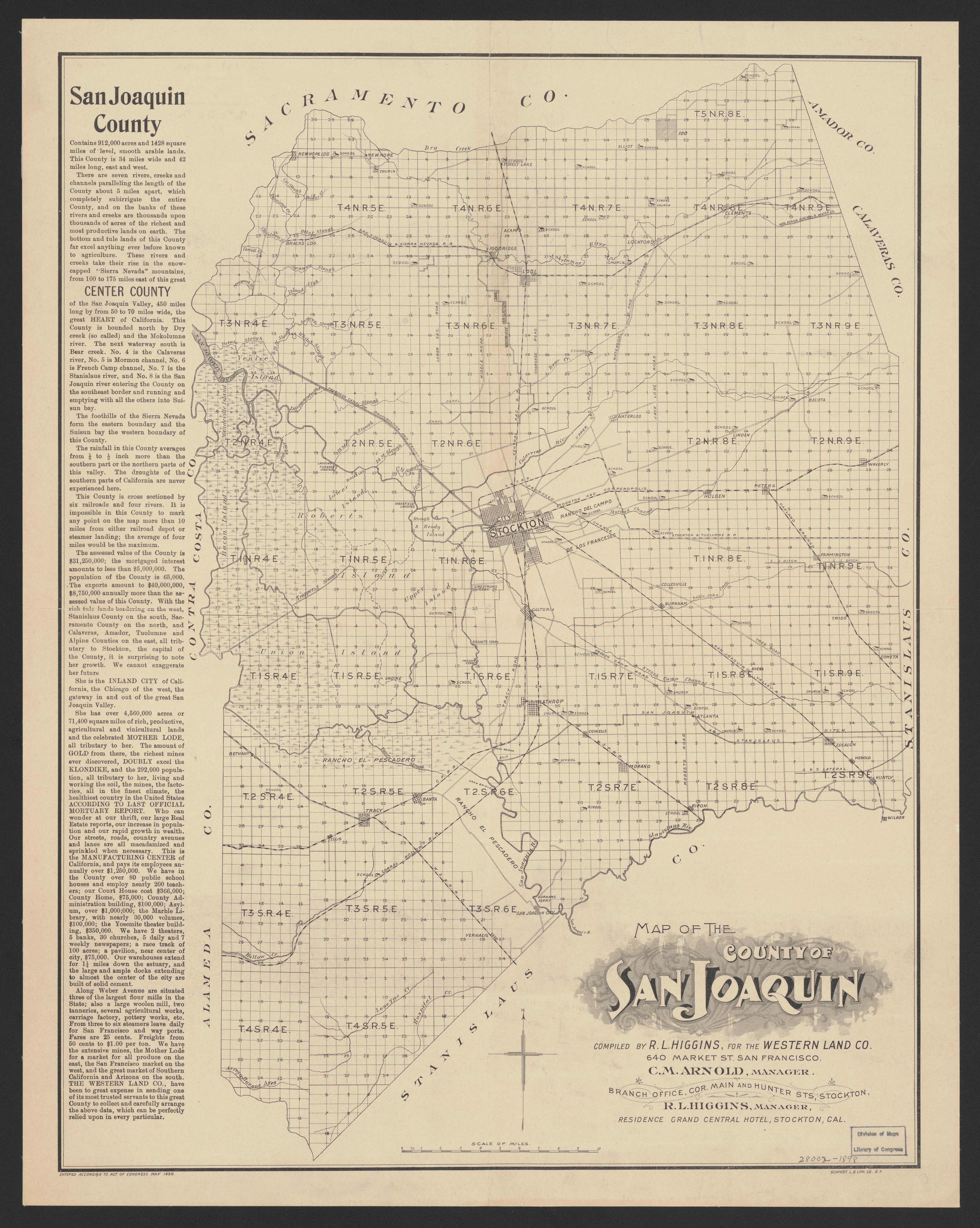 This old map of California, San Joaquin County,  was created by  in 1850