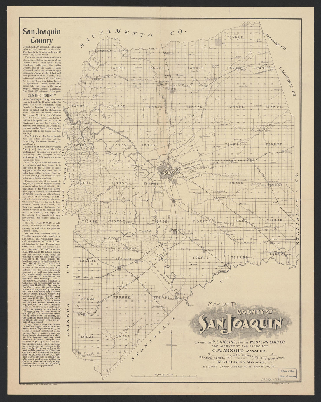 This old map of California, San Joaquin County,  was created by  in 1850