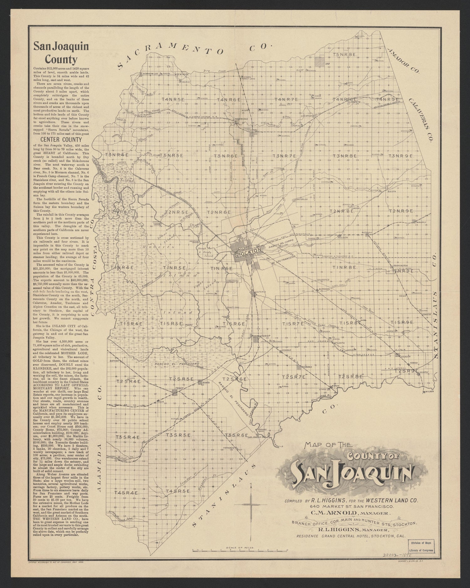 This old map of California, San Joaquin County,  was created by  in 1850
