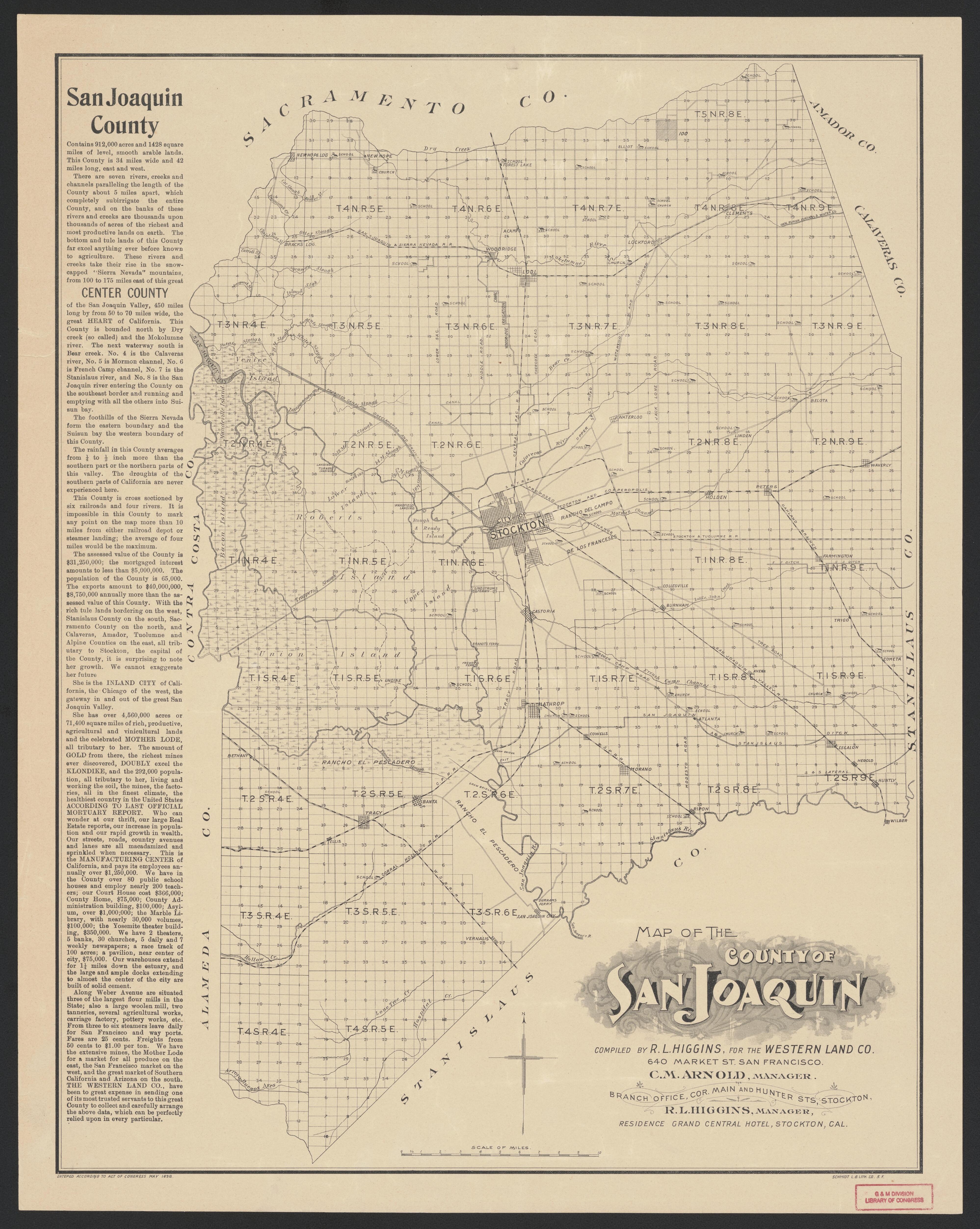 This old map of California, San Joaquin County,  was created by  in 1850