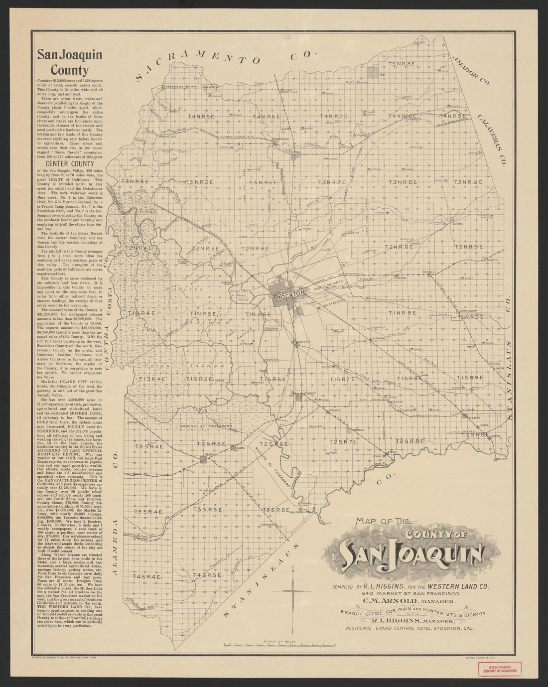 This old map of California, San Joaquin County,  was created by  in 1850