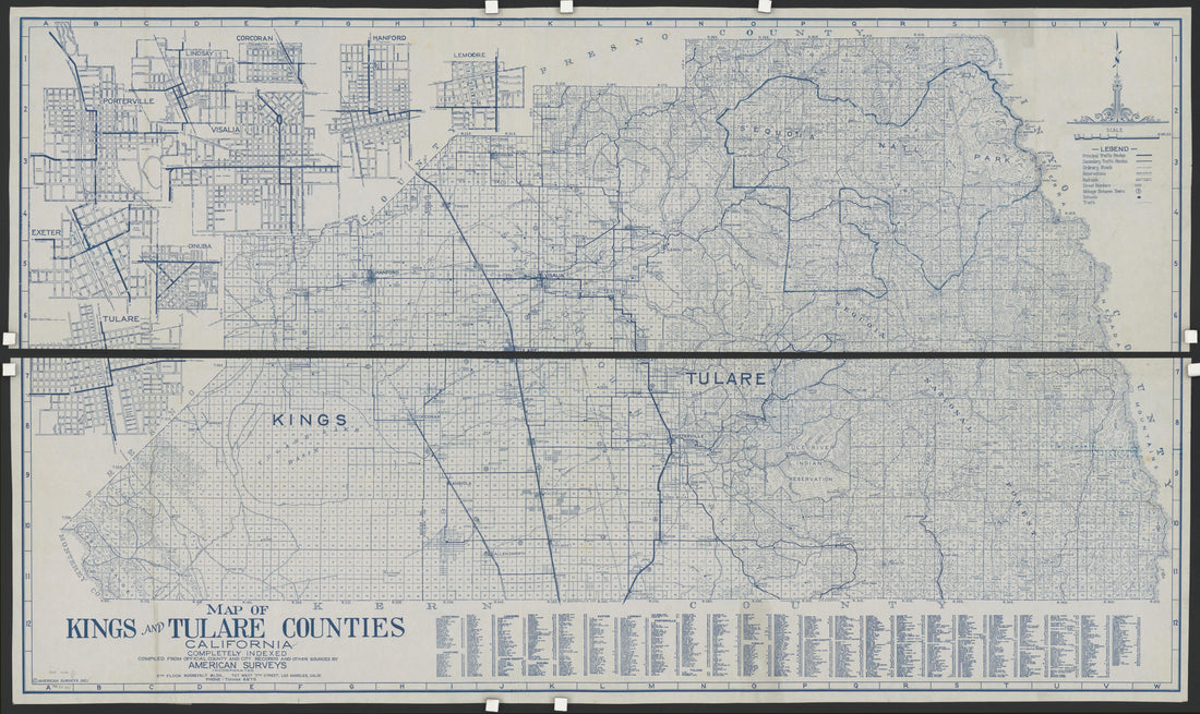 This old map of California, Kings County,  was created by  in 1893