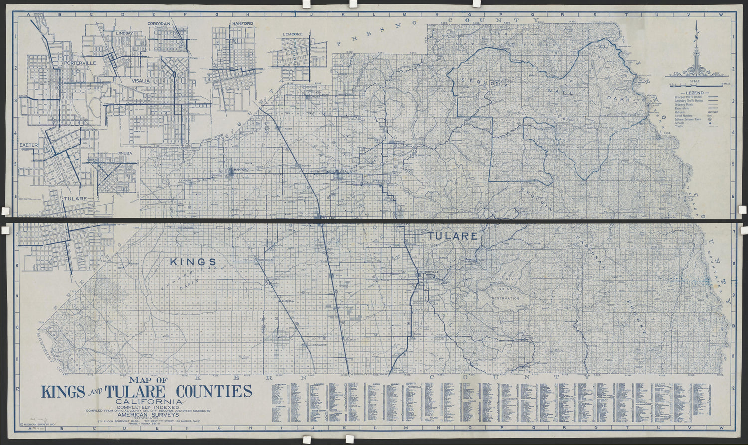 This old map of California, Kings County,  was created by  in 1893
