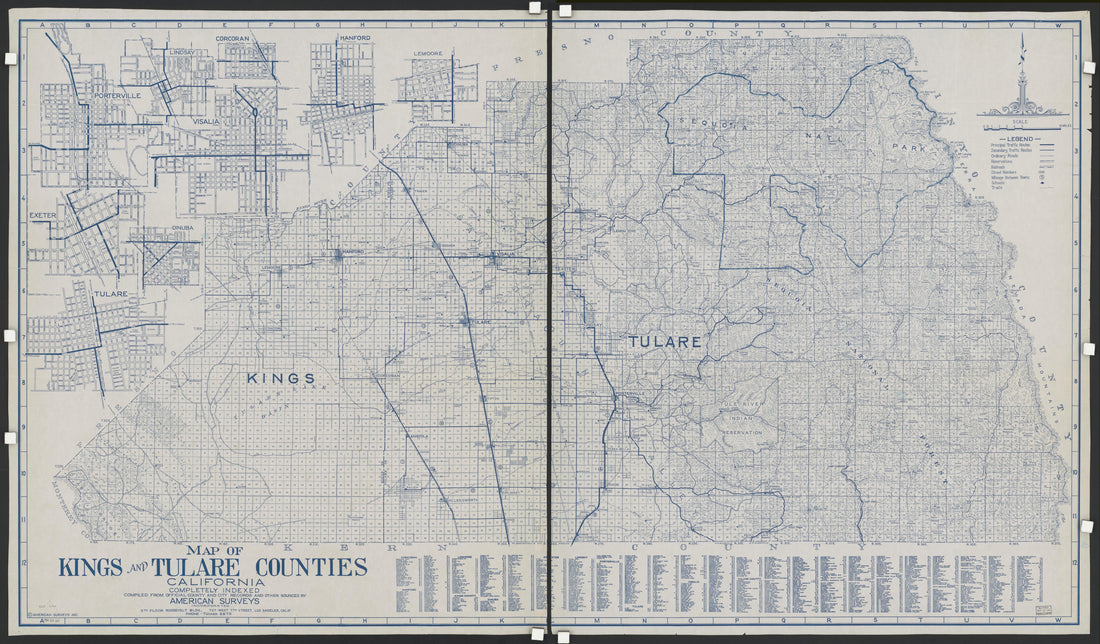 This old map of California, Kings County,  was created by  in 1893