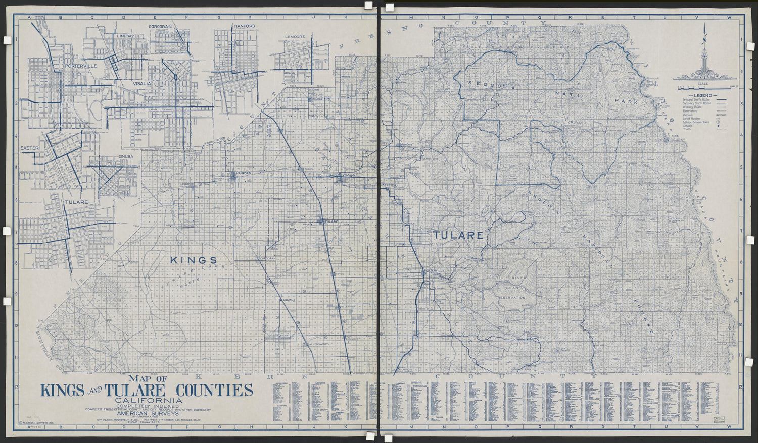 This old map of California, Kings County,  was created by  in 1893