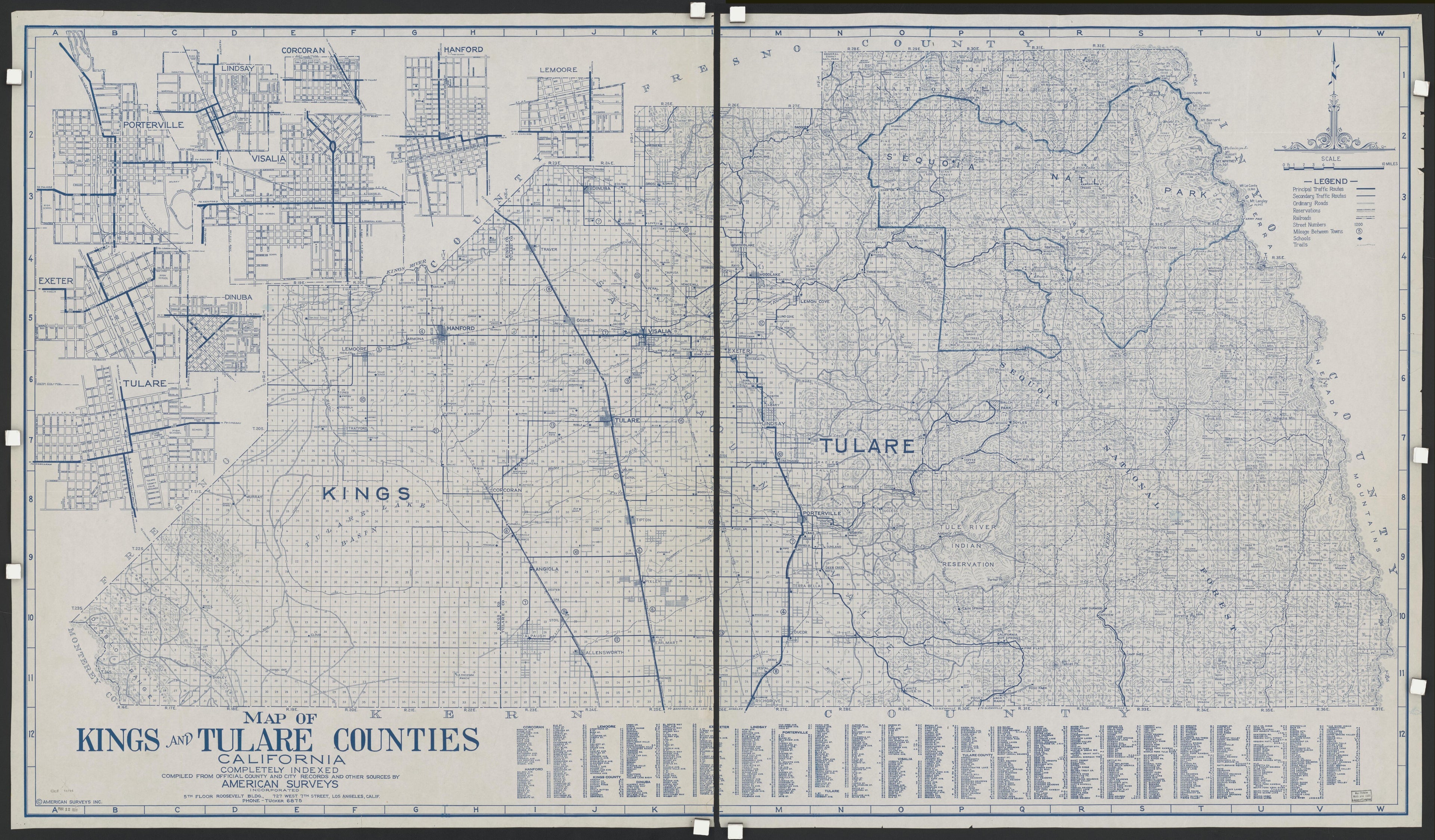 This old map of California, Kings County,  was created by  in 1893