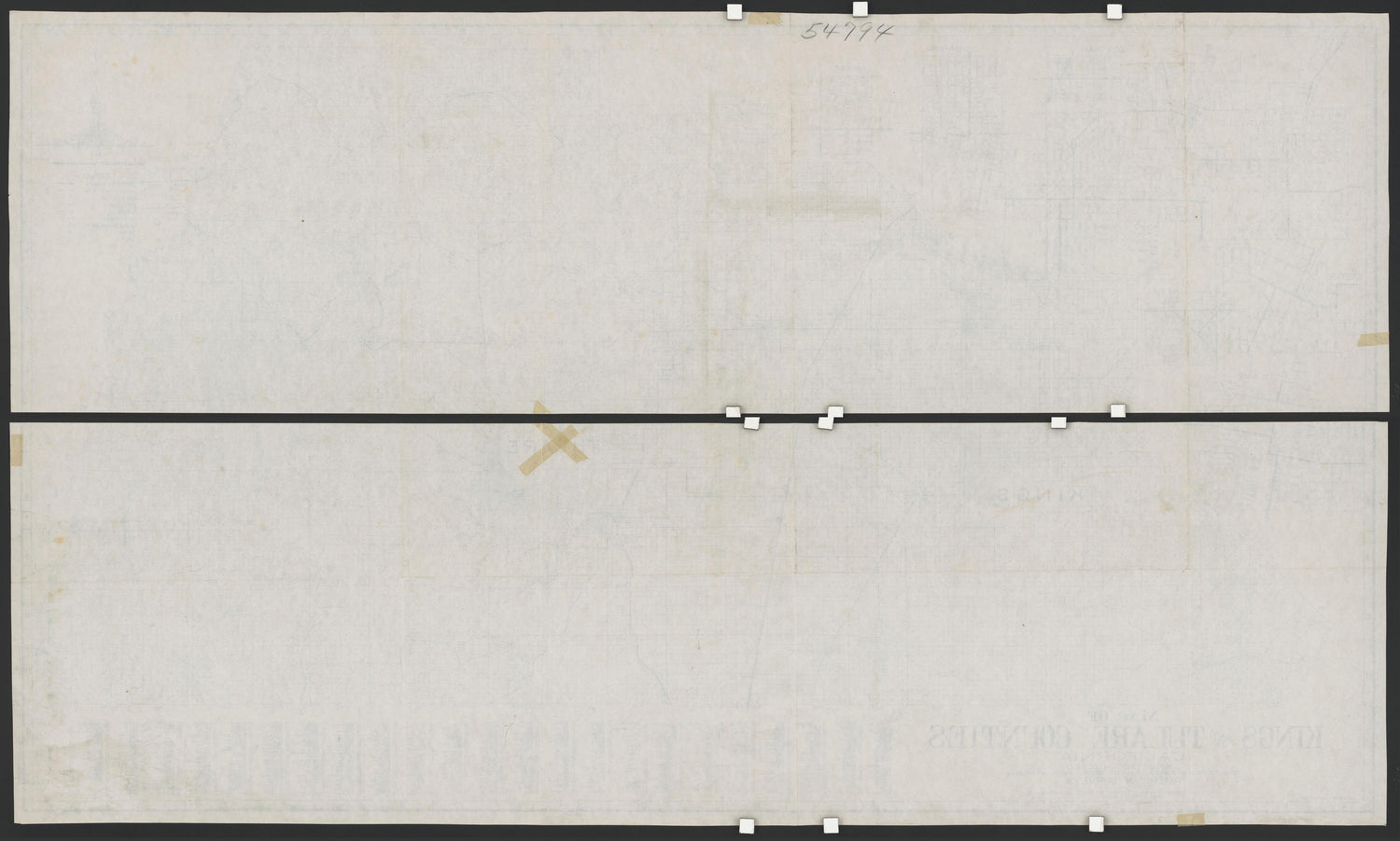 CA Drawer 148, Folder 10, Item 02 (Back) from Maps of California--counties Kings 1893 by Relic Map Company
