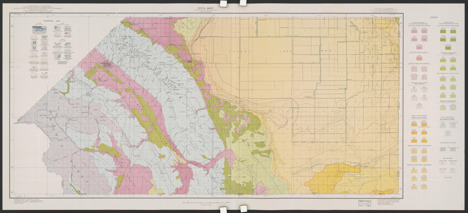 This old map of California, Kings County,  was created by  in 1893