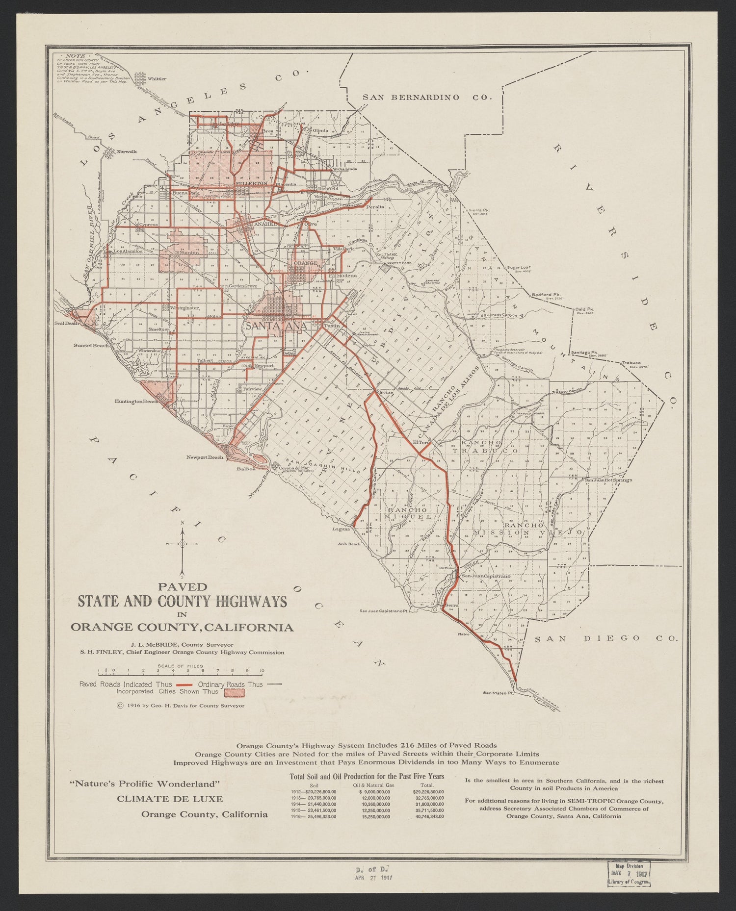 This old map of California, Orange County,  was created by  in 1889