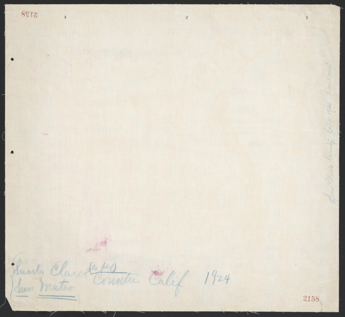 This old map of California, San Mateo County,  was created by  in 1856