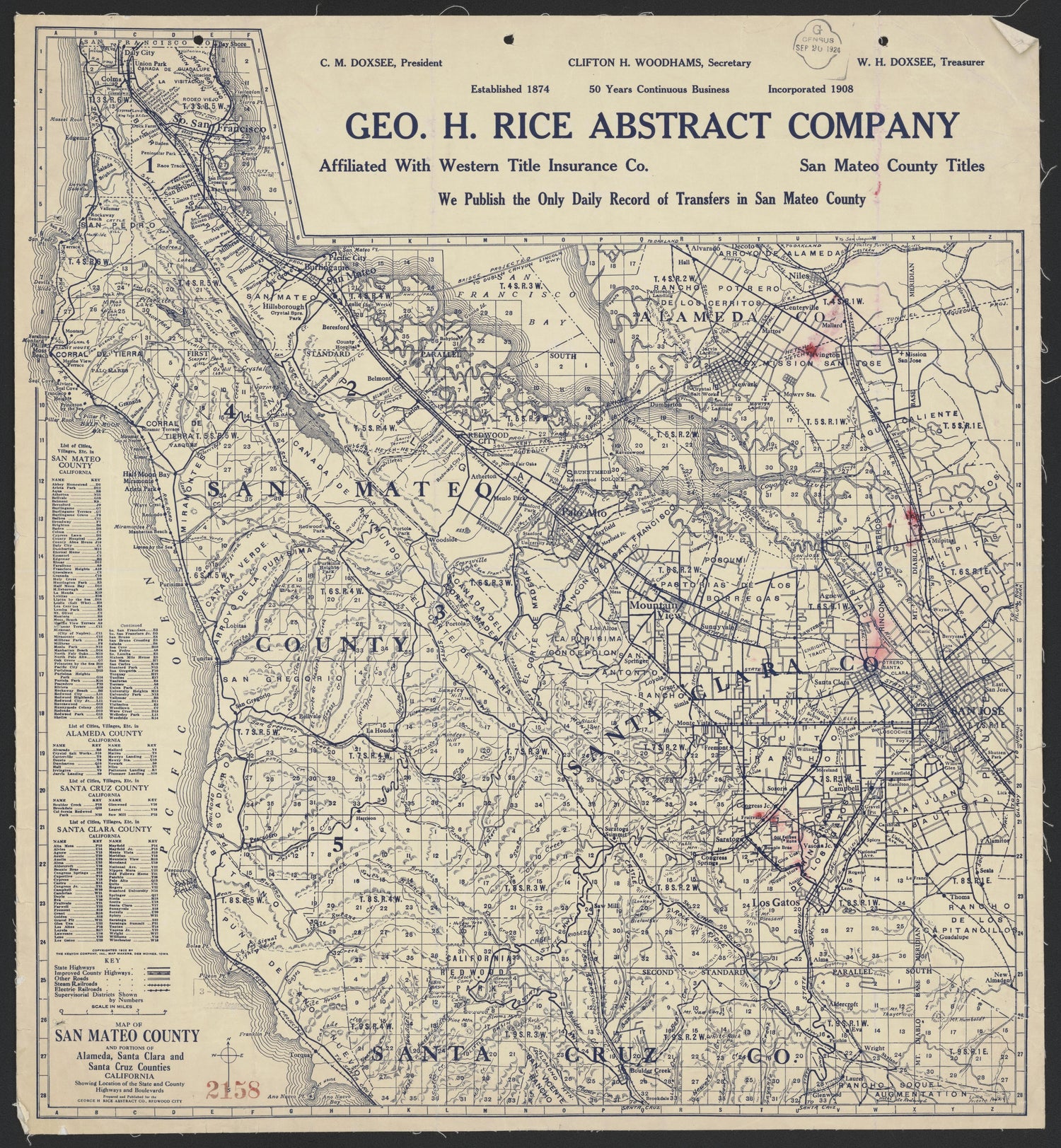 This old map of California, San Mateo County,  was created by  in 1856