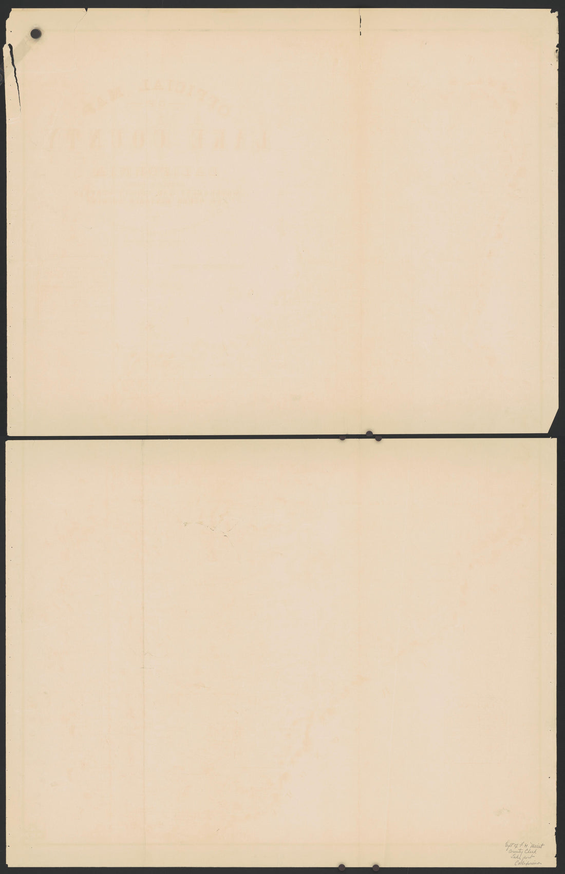 This old map of California, Lake County, Lassen County,  was created by  in 1861