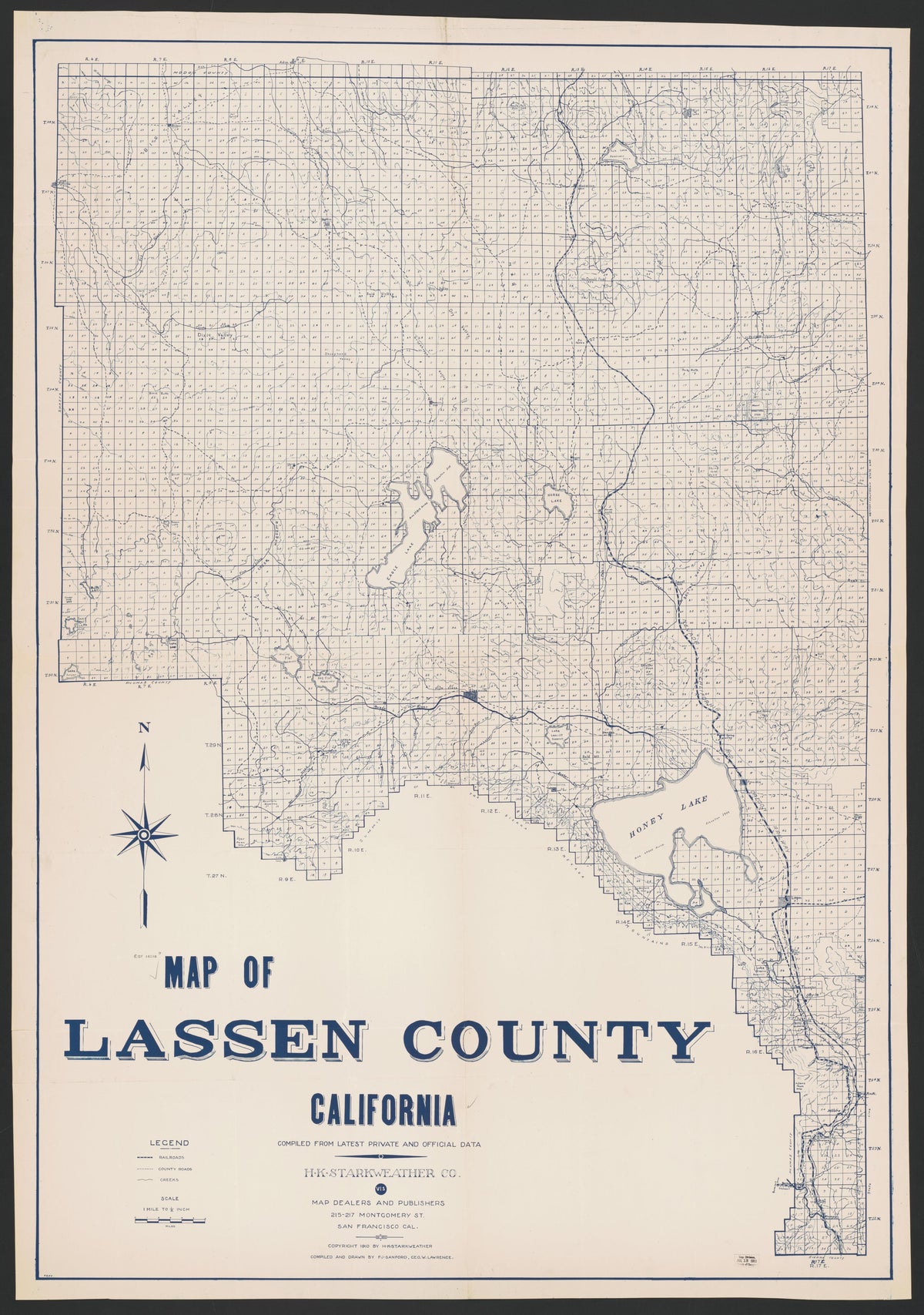 CA Drawer 149, Folder 17, Item 01 (Front) from Maps of California--counties Lake-Lassen to 1937 1861 by Relic Map Company