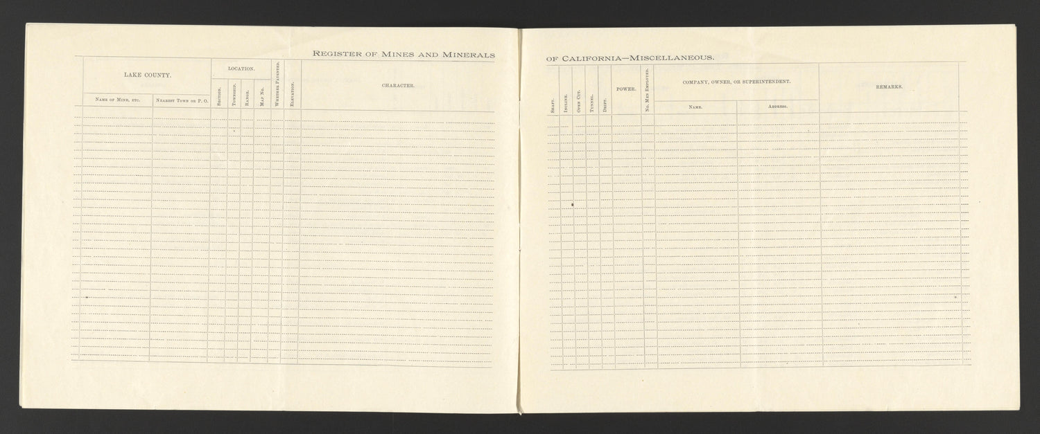 CA Drawer 149, Folder 02, Item 03 (Part 04) from Maps of California--counties Lake-Lassen to 1937 1861 by Relic Map Company