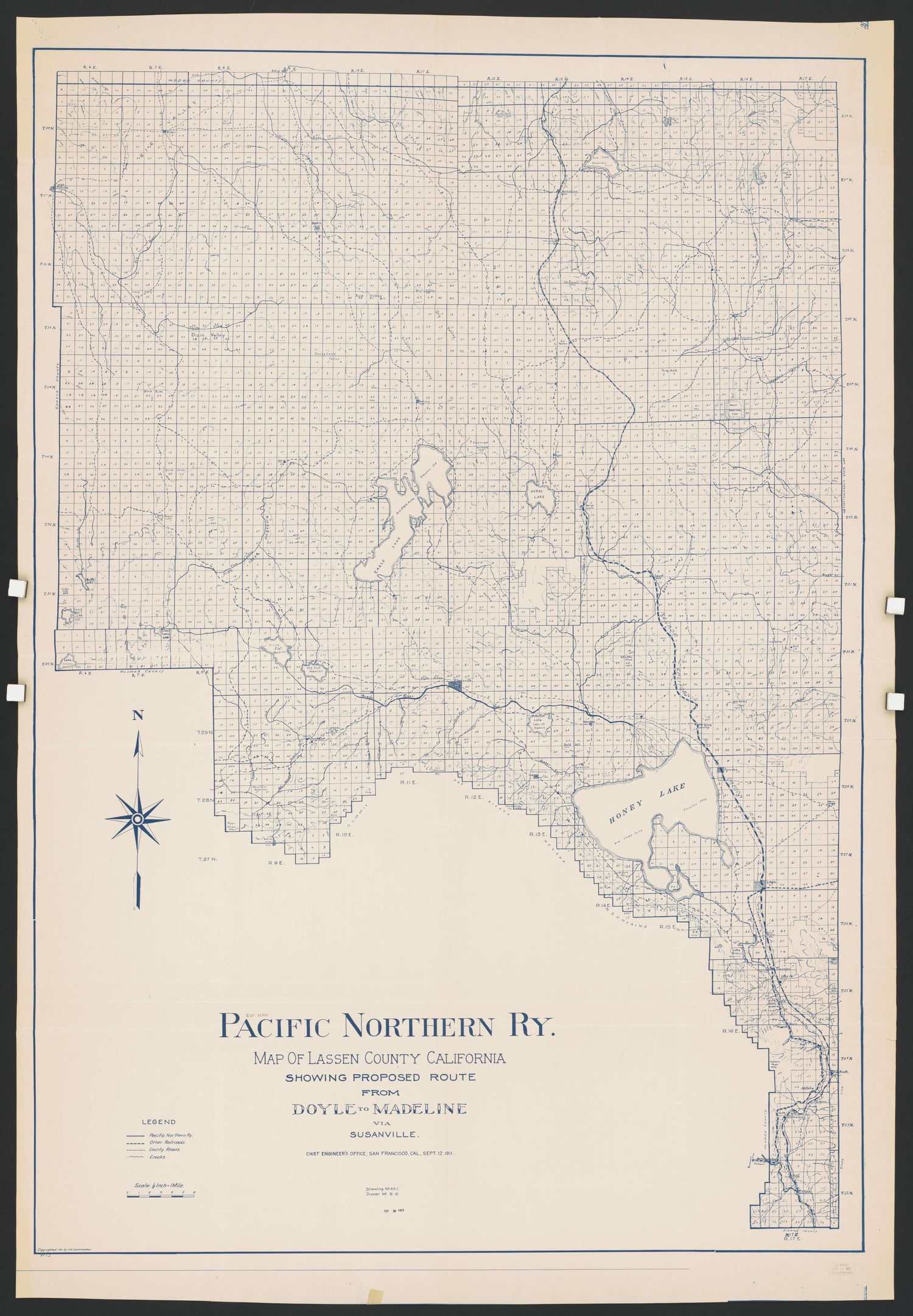 CA Drawer 149, Folder 18, Item 01 from Maps of California--counties Lake-Lassen to 1937 1861 by Relic Map Company