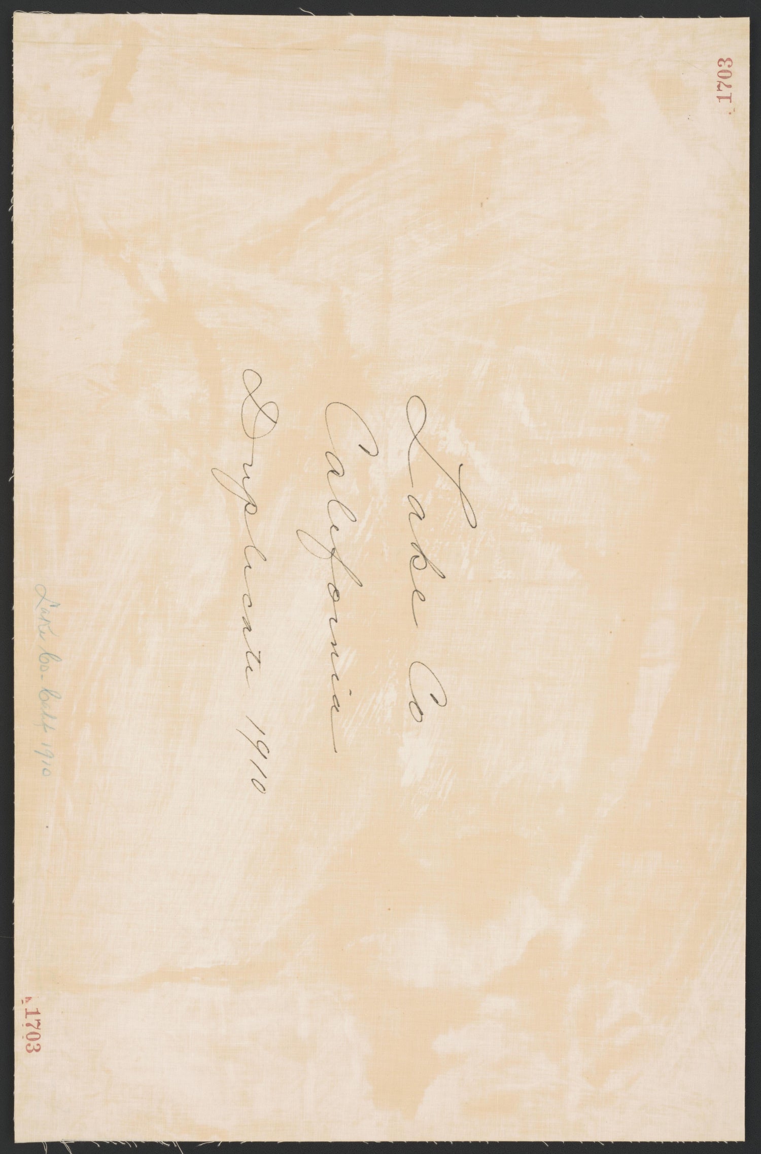 CA Drawer 149, Folder 02, Item 01 (Back) from Maps of California--counties Lake-Lassen to 1937 1861 by Relic Map Company