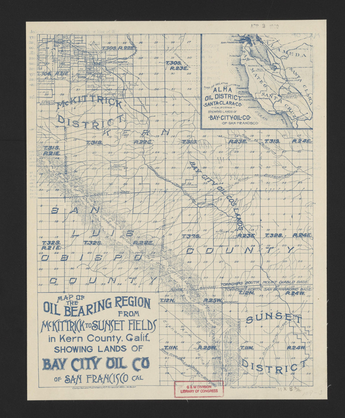 This old map of California, Inyo County, Kern County,  was created by  in 1866