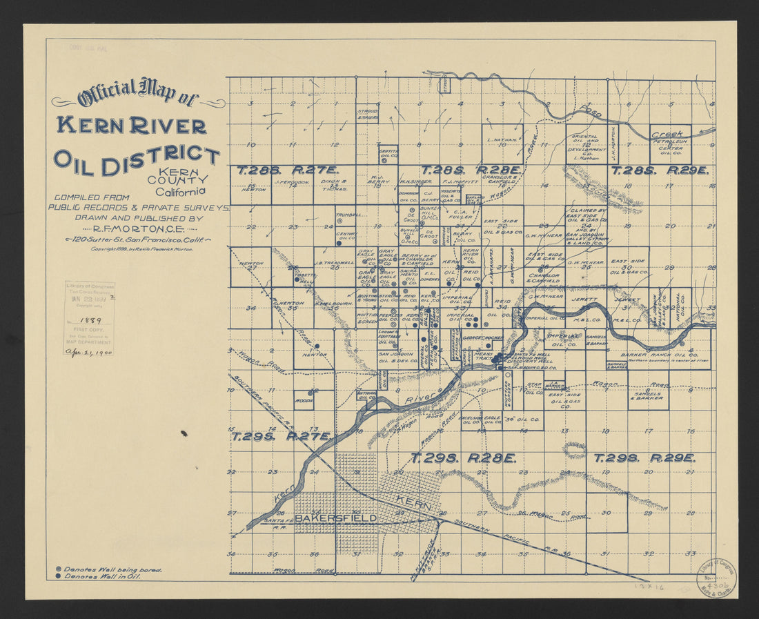 This old map of California, Inyo County, Kern County,  was created by  in 1866