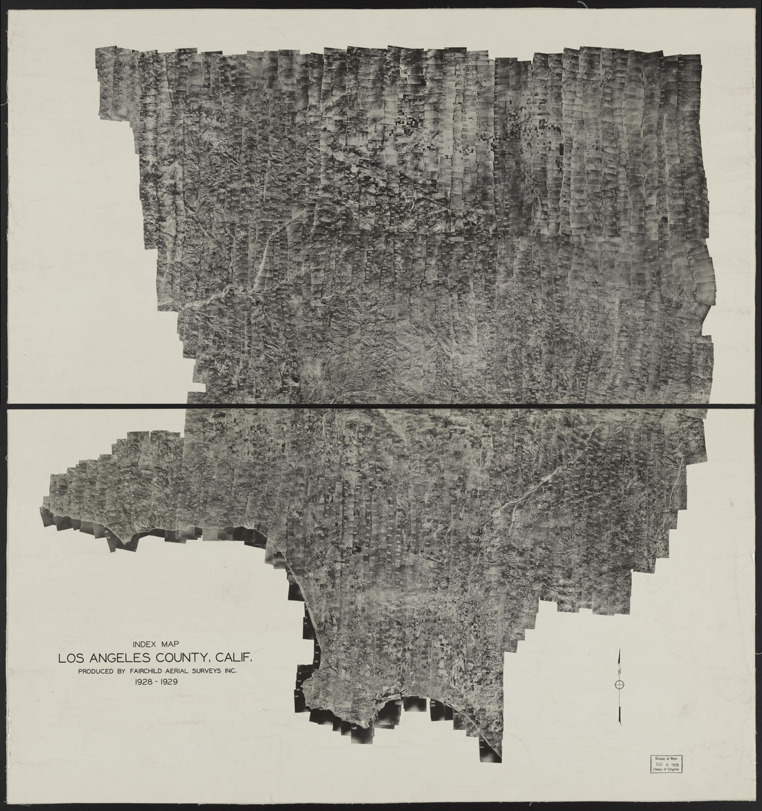 This old map of California, Los Angeles County,  was created by  in 1923