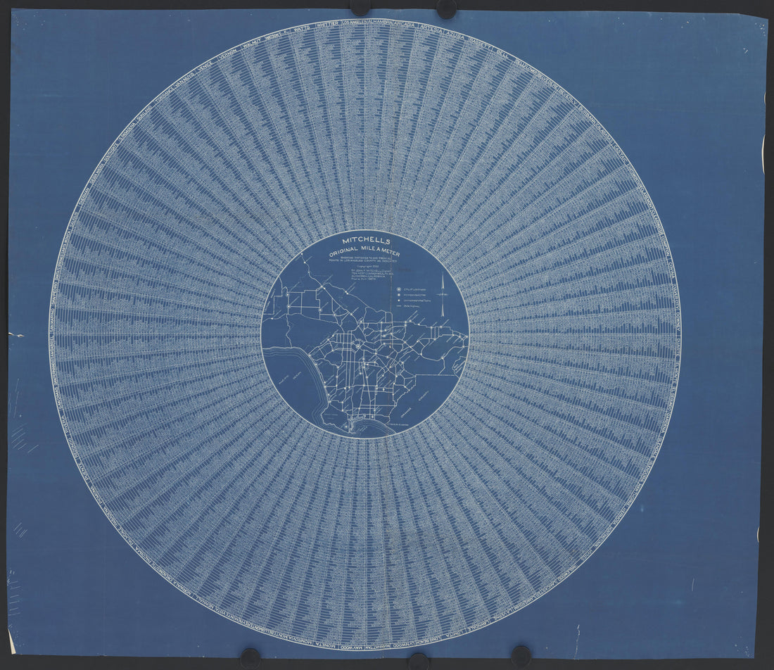 This old map of California, Los Angeles County,  was created by  in 1923